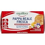 Equilibra Integratori Alimentari, Pappa Reale Fresca, Integratore con Vitamine del Gruppo B, Arricchito con Miele Millefiori,