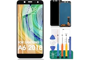 SRJTEK Ersatz-LCD-Bildschirm-Digitizer für Samsung Galaxy A6 2018, A600, A600F/DS A600FN/DS A600FN/DS