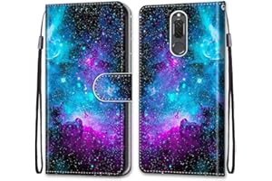 Mo-Somnus Funda para Huawei Mate 10 Lite, Funda Cartera Funda Libro Caso Piel PU con Tapa Magnético Billetera Flip Carcasa Cuero [Protección Completa] [Ranura para Tarjeta] (Brillante)