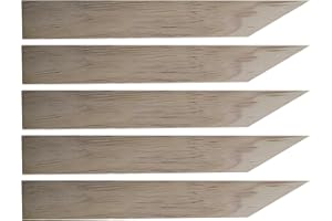 TQEBWUS 5Pcs 7.87x1.18x0.79 Inches Wooden Caulking Tools, Wooden Silicone Tooling Sticks, Portable Caulking Smoothing Applicato, Caulk Applicator For Bathroom Caulking Kitchen Sink Floor Finish Applicator