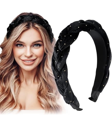 YISSION Kristall-Stirnband Für Damen & Mädchen – Rutschfest, Breit, Mit Strass – Schickes Haarband Für Jeden Anlass