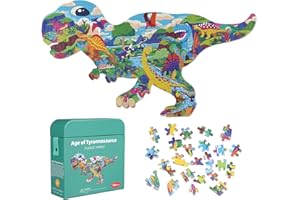 Tyrannosaurus Rex-Puzzle für Kinder, 105 Teile Puzzle mit großen Teilen für Kinder im Alter von 4 5 6 7 8 9 10 Jahren.
