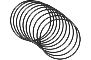 QUARKZMAN Nitrile Gomma O-Ring 60mm x 56mm x 2mm Guarnizioni di Tenuta Anelli Rubinetti Rotondo Guarnizione Rondella per Rubinetto Idraulica Riparazione Sigillatura Connessione, 10 Pezzi