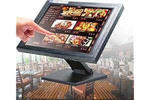 OBLLER 15" LCD Touch-Kasse para el comercio minorista con software POS Monitor de caja registradora