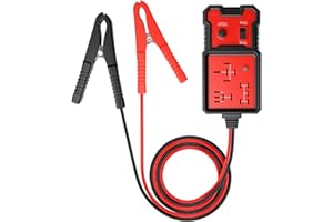 XINZHIZHU 12V Automotive Relay Tester Car Electronic Relay Circuit Tester Kit Diagnostic Tools Battery Checker Universal 4PIN 5PIN Fast Testing with LED Indicator Lights for Trucks Cars Electrical System