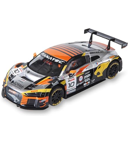 SCALEXTRIC Voiture De Course Audi R8 LMS VR46 - Slot Car Échelle 1:32 Originale