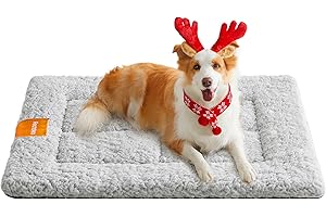 Feandrea Tapis Chien, Couverture pour Animaux, pour Chat, 90 x 65 cm, Taille L, Lavable en Machine, Adapté au Sèche-Linge, Antidérapant, Gris Clair PPB002G01