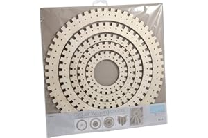 Trimits Métier à tisser, circulaire: 5 pièces, bois, Assorted