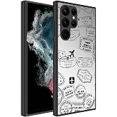 Spia Samsung Galaxy S22 Ultra ile uyumlu Kılıf Seyahat Echo Kapak Dayanıklı Darbe Karşıtı Koruyucu Tasarım (Samsung Galaxy S2