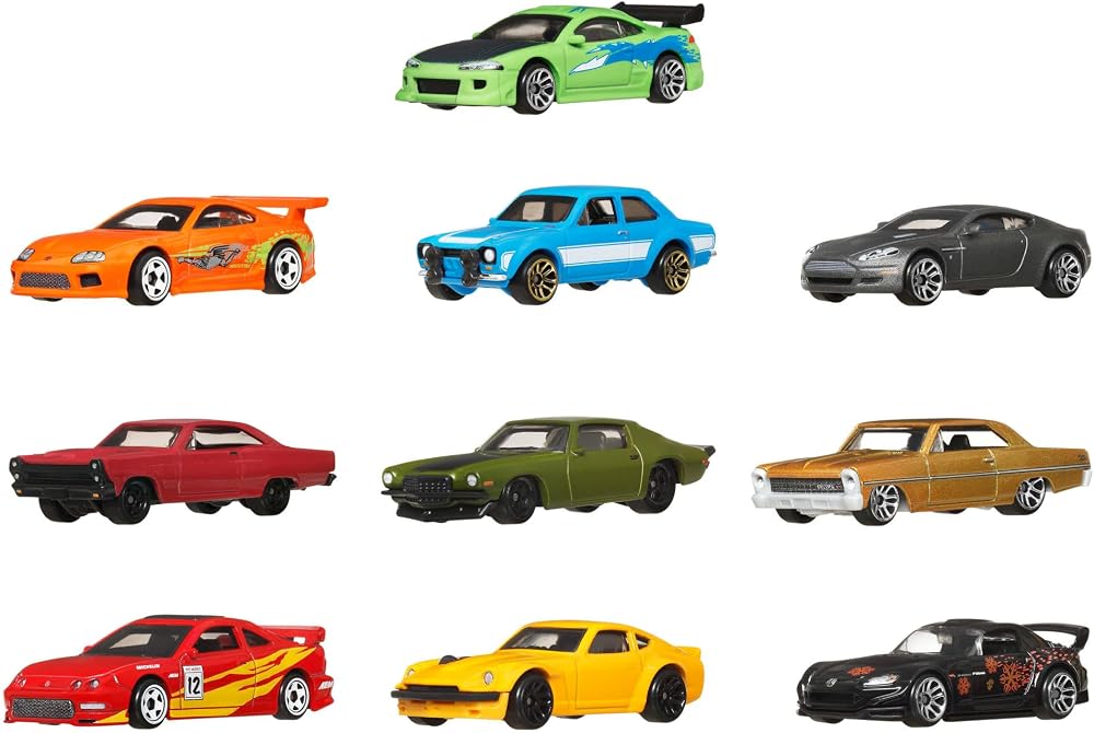 Hot Wheels® 10'lu Fast & Furious Arabalar Seti