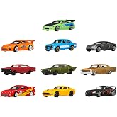 سيارة لعبة Hot Wheels، ذات طابع Fast & Furious، عبوة من 10 قطع، بمقياس 1:64، مع زخارف خاصة، في أفلام Fast & Furious