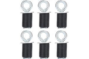 Kingsea Set di 6 ancoraggi per fissaggio ATV compatibili con Polaris Ranger Universal 500 700 950 Black Tie Anchor