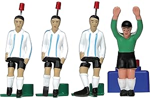 TIPP-KICK Clásicos – Argentina, los campeones de la Copa del Mundo 1986 – El Set de Jugadores de futbolín con Kicker, Top-Kicker, Star-Kicker y Portero I Accesorios