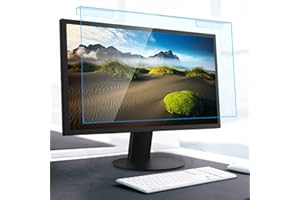 GUOYOOCC 12" - 27" Filtre anti-lumière bleue et protection d'écran,Acrylique Filtre anti-lumière bleue universel,Anti-UV,Protection des yeux,Film de protection d'écran amovible pour ordinateur & moniteur PC