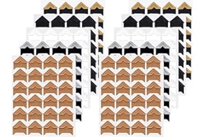 BSTHP Foto di Montaggio Adesivo, 120 pezzi Adesivi per foto ad Angolo per Camera da Letto, Fai da te, Album di Ritagli(5 Colori)