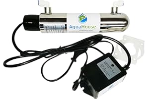 AquaHouse Ultra Violet 12W UV Water Treatment System 4 litres/Minute (1GPM) Under Sink Drinking Water Steriliser