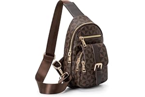 ANCK Sac Banane pour Femme, Sac bandoulière pour Femme, Sac de Ceinture, Sac de Ventre Sac Banane à Carreaux pour Homme Designer