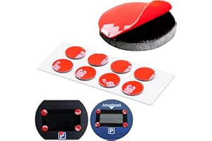 ‎YOUR DAY MATE Zestaw zapasowych podkładek samoprzylepnych, 8 sztuk, kompatybilne z Needit Park Lite, Lite One elektroniczna tarcza parkingowa, dwustronny specjalny klej do przedniej szyby, taśmy klejącej