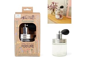 WESTCRAFT Huckleberry Make Your Own Perfume - Erstelle Dein eigenes Parfüm, inklusive Netzbeutel, Aufkleberetiketten und nachfüllbarer Duftflasche, Flasche für eigenen Duft, kreatives Kinder Erlebnis