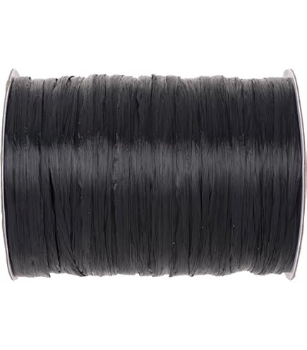 Rafia Di Carta Nera 4mm X 30m - Per Decorazioni E Confezioni Regalo - Foto 7