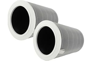 vhbw 2x Filtre HEPA compatible avec Xiaomi Mi Air Purifier 2H, 2S, 3H, Pro, 2, 3, 2C, 3C purificateur d'air - Filtre de rechange