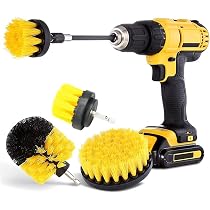 Kit De 14 Brosses Pour Perceuse KIMIGO - Nettoyage Voiture, Jantes, Cuisine - Accessoires Inclus