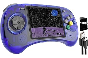 AIRUIDAS RG ARC-S Retro Handheld Game Linux System RG3566 4.0 inch IPS Screen,RGARC S with1G 128GTF Card Pre-Installed 4541 Games Supports 5G WiFi 4.2 Bluetooth Online Fighting,Streaming and HDMI