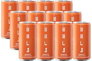 Bree Spritz Aperitivo (12 x 0,2l) – erfrischender Aperitif mit bittersüßer Note und fruchtiger Orange, idealer Party-Drink für unterwegs – eiskalt aus der Dose genießen