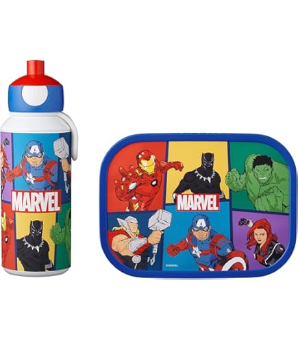 Diakakis Kids Lunchbox Set - Sandwichbox & Wasserflasche 500ml Frozen Design