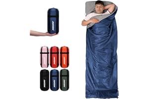 JAICOM Saco de Dormir Ultraligero - Saco Dormir para Niños Adultos en 3 Estaciones, con Bolsa Comprimida, Fácil de Llevar, Adecuado para Camping, Senderismo, Interior y Exterior