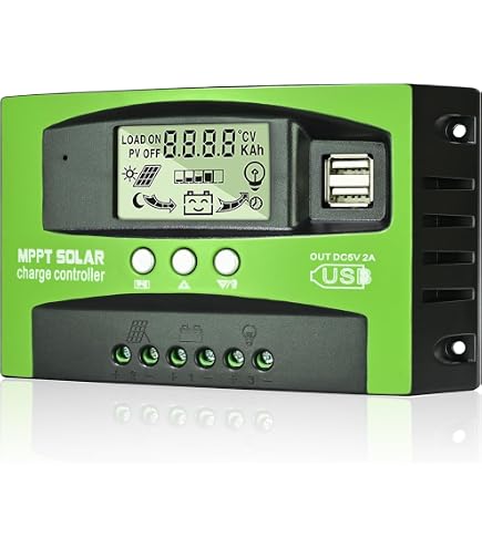 Timeusb 12/24V 30A MPPT Solarladeregler – 99% Wirkungsgrad, LCD-Display, Kompatibel Mit Lithium & Blei-Säure