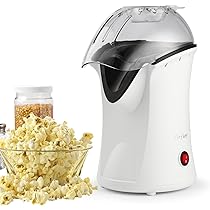 Macchina Per Popcorn Ad Aria Calda 1400W - 4L, Senza Grassi, 2 Minuti, Per Feste E Famiglia - Foto 9
