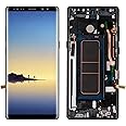 SwarKing Super AMOLED Replacement Compatible with Samsung Galaxy Note 8（Black with Frame LCD Display Touch Screen Assembly with Repair Tools