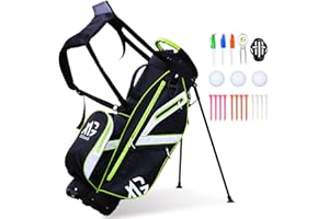 XDriveMax Golf Stand Bag, Lightweight Golf Bags for Men & Women Premium Golf Bag with Rain Cover,Cooler and Golf Accessory Kit
