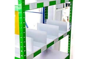 8Gnituhs 200 Pezzi 30 * 12 cm 1 mm separatore divisori per Ripiani Magazzino Pannello Isolante in PVC Etichetta per scaffali per armadietti per Abbigliamento da supermercato scaffale del Magazzino