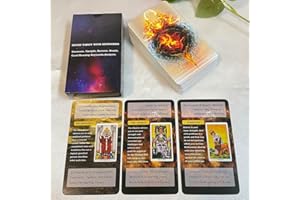 ZHQGYN Tarot Cards Set，Tarot Cards for Beginners,Tarot Cards with Guide Book,Tarot Cards with Meanings on Them