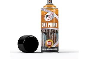 ESMALTE DIRECTO SOBRE ÓXIDO EN SPRAY - Pintura antioxidante - Esmalte antioxidante para metales sin necesidad de imprimación - pintura para metales 3 en 1 ANTIOXIDO, IMPRIMACION Y COLOR- AEROSOLES P&F