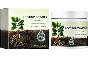 KOAHDE Poudre D'enracinement pour Boutures,Stimulateur Racines d'Engrais,Enracinement Pour Les Poudre Croissance,Hormones de Bouturage,Hormone Racinaire Engrais,100G,1PC