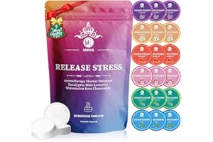 MR MIRYE Geschenke für Frauen Männer, Shower Steamers Aromatherapie, 18 Stück mit 6 Düften Brausebombe Für Frauen, Geburtstagsgeschenk für Freundin Mama, Geschenkidee Self Care Valentine's Gif