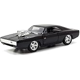 Greenlight - GL97214 - Diecast Dodge Charger R/T 1970 Model Mott versiyonu Filmden Matt S&uuml;r&uuml;m&uuml; Hızlı &Ouml;fkeli 7 1/32 &Ouml;l&ccedil;ekli No