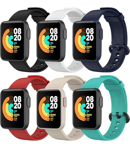 6 Cinturini Colorati Per Xiaomi Watch 2 Lite - Braccialetti Silicone Ricambio - Foto 8