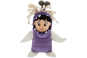 Disney Store: muñeca de Peluche de Boo, Monstruos S.A., 23 cm, confeccionada en un Tejido de Peluche con Detalles Bordados, Juguete Adecuado para Todas Las Edades