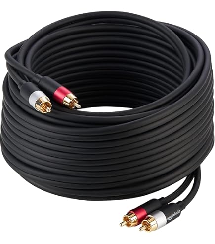 1 x Câble répartiteur RCA mono mâle vers adaptateur 2 prises phono RCA femelle Y, 0,3 m