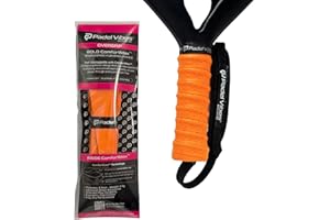 Padel Vibes® BOLD ComfortMax™ Overgrip | Perforated, Ergonomic Overgrips for Padel, Tennis, Badminton, Squash, Racketball | Sweat-Absorbing, Anti-Slip, Durable