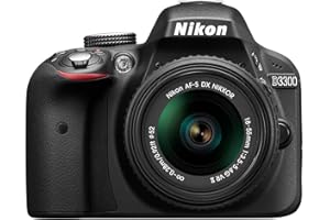 Nikon D3300 Digital SLR Camera (24.2 MP, 3 inch LCD) - Black (Certified Refurbished)