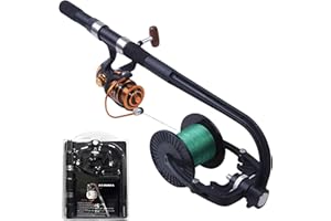 JSHANMEI Fishing Line Spooler Reel Winder Spooler Portable Spinning Reel Spooling Station System Fishing Line Tool Spooling Accessories