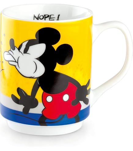 Egan Mug Disney Forever & Ever – Tazza In Porcellana 430 Ml, Mickey Mouse, Lavabile In Lavastoviglie