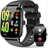 Smartwatch-Uomo-Donna-Chiamate-Bluetooth - 1,85" HD Schermo Tattile Orologio Smart Watch,111+ Modalità Sportive,Con cardiofre