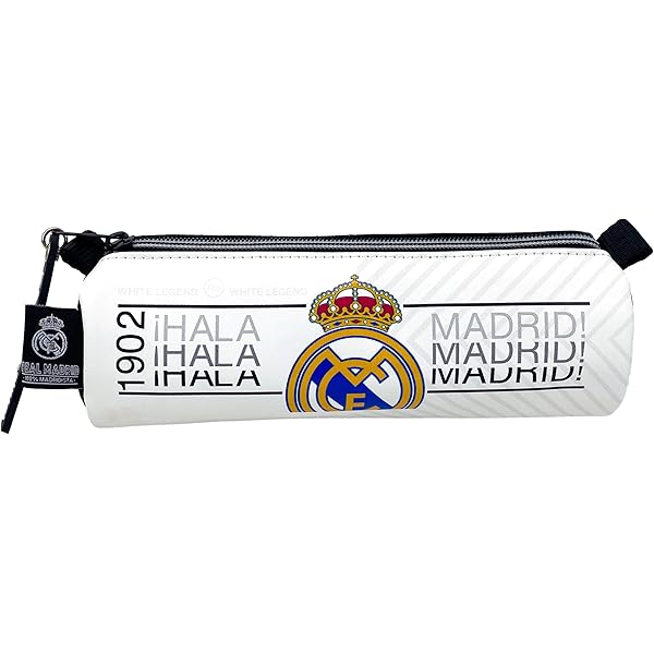 Safta Real Madrid 1. Team 24/25 etui, vierkant, siliconen, voor kinderen, ideaal voor schoolleeftijd, comfortabel en veelzijdig, 18,5 x 5,5 x 7,5 cm, wit/grijs, Wit/Grijs, Standaard, casual Safta Real Madrid 1. Team 24/25 etui, vierkant, siliconen, voor kinderen, ideaal voor schoolleeftijd, comfortabel en veelzijdig, 18,5 x 5,5 x 7,5 cm, wit/grijs, Wit/Grijs, Standaard, casual