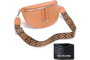 YISUOHOOM Marsupio Donna PU Pelle Elegante Borsa Tracolla Piccola a Mezzaluna - Regalo Donna